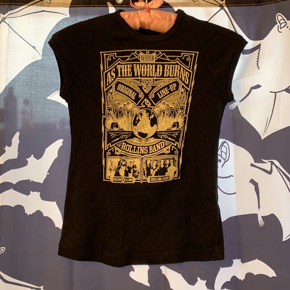 The band “X” 2006 tour with Henry Rollins shirt